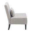 Serta Palisades Slipper Chair Pebble Gray