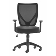 Serta Works Production Jet Black Mesh Office Chair with Nylon Base