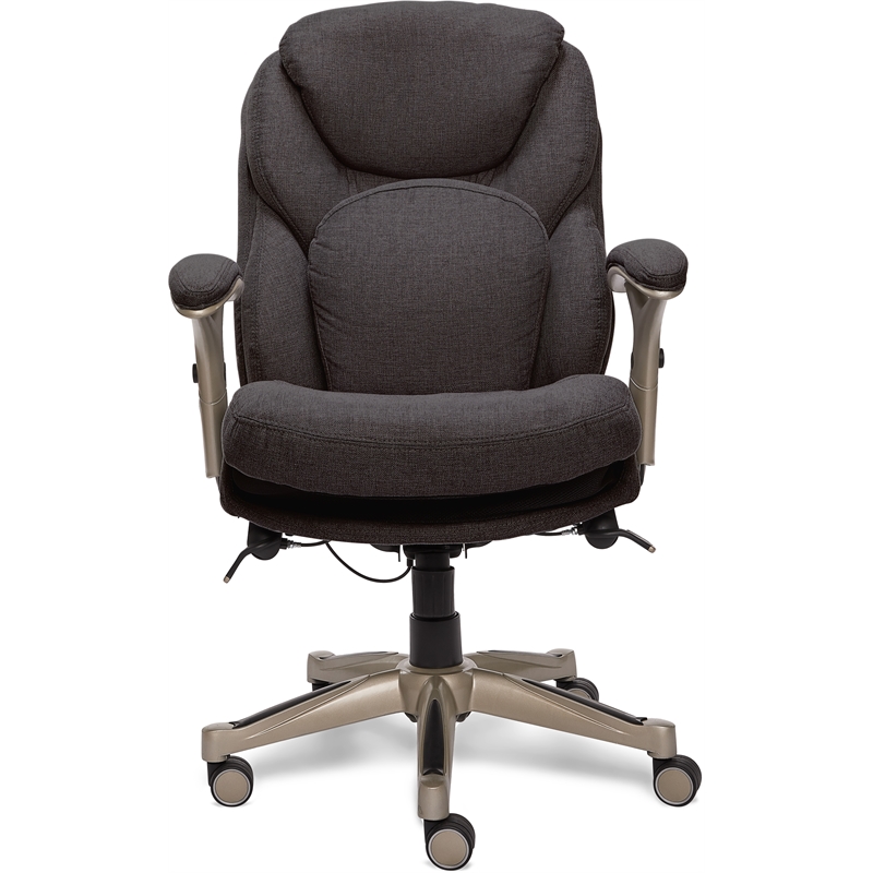Serta Works Back in Motion Executive Office Chair in Dark Gray | Cymax Business