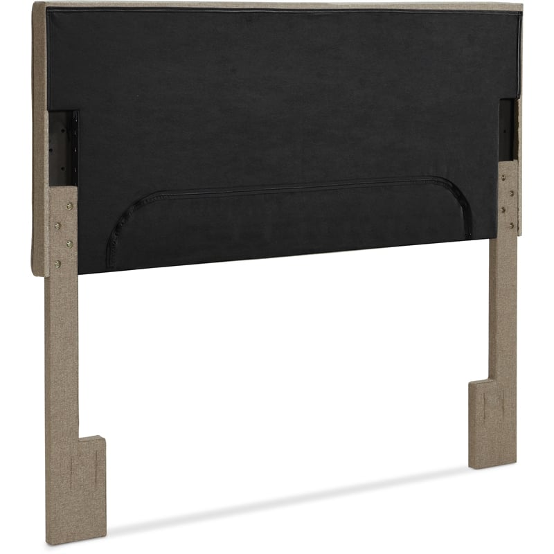 Serta Palisades Queen Upholstered Headboard in Brown
