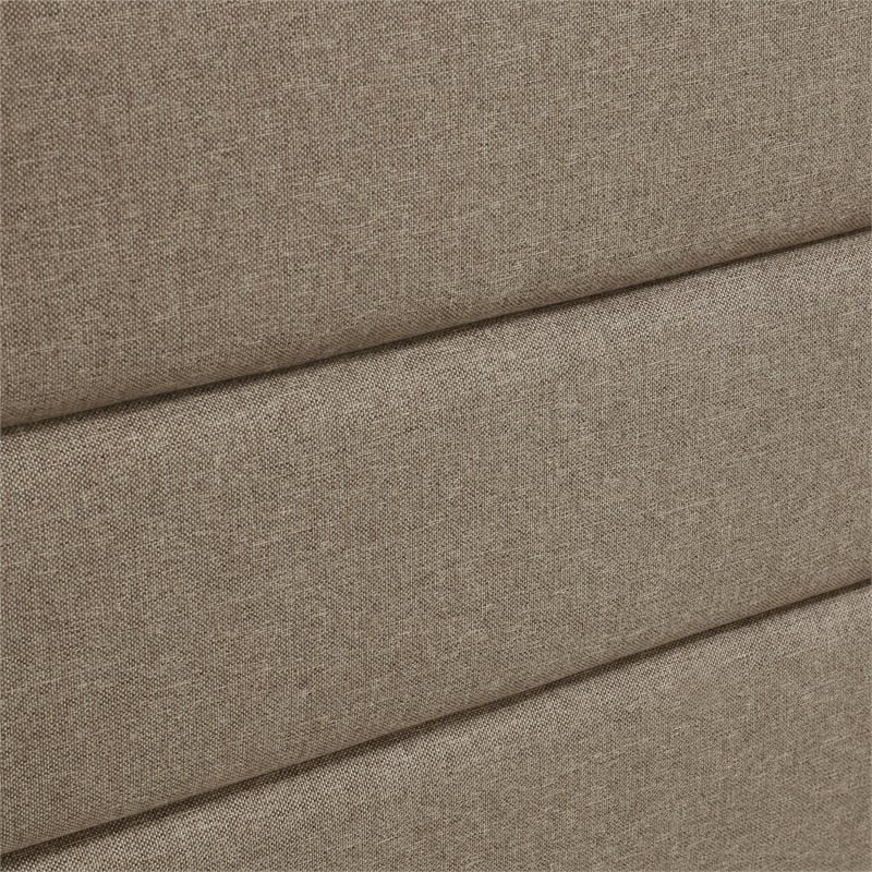 Serta Palisades Queen Upholstered Headboard in Brown