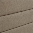 Serta Palisades Queen Upholstered Headboard in Brown