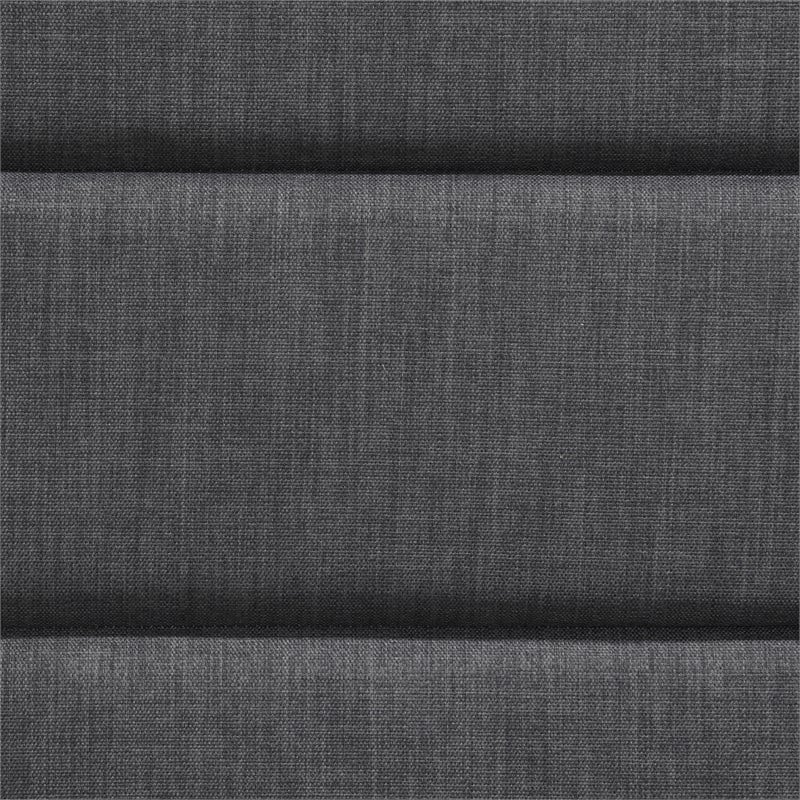 Serta Palisades Queen Upholstered Headboard in Charcoal Gray