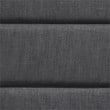 Serta Palisades Queen Upholstered Headboard in Charcoal Gray