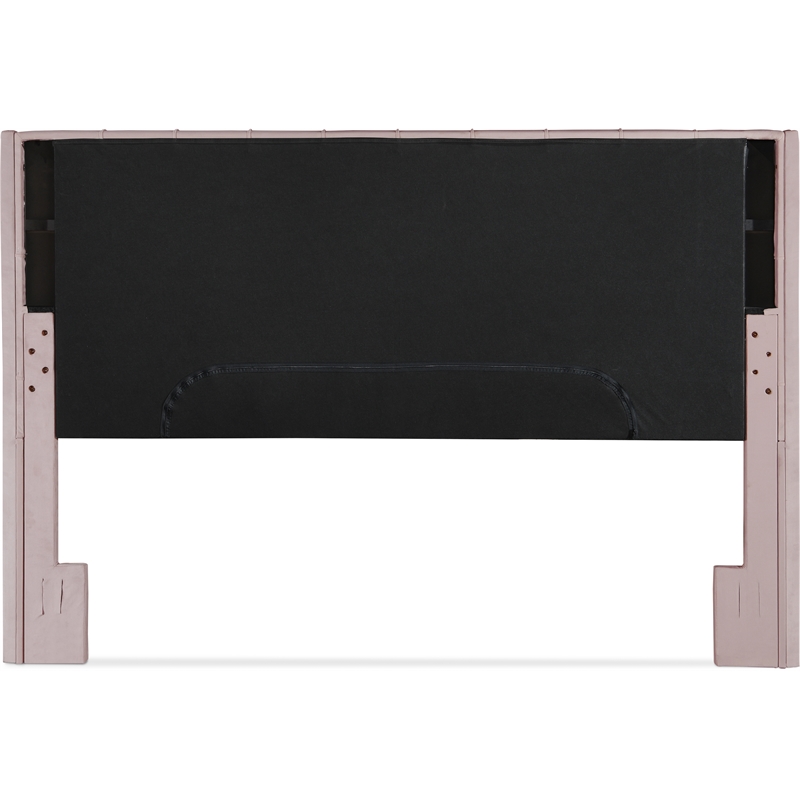 Lillian August Harlow Upholstered Headboard King Size Dusty Mauve