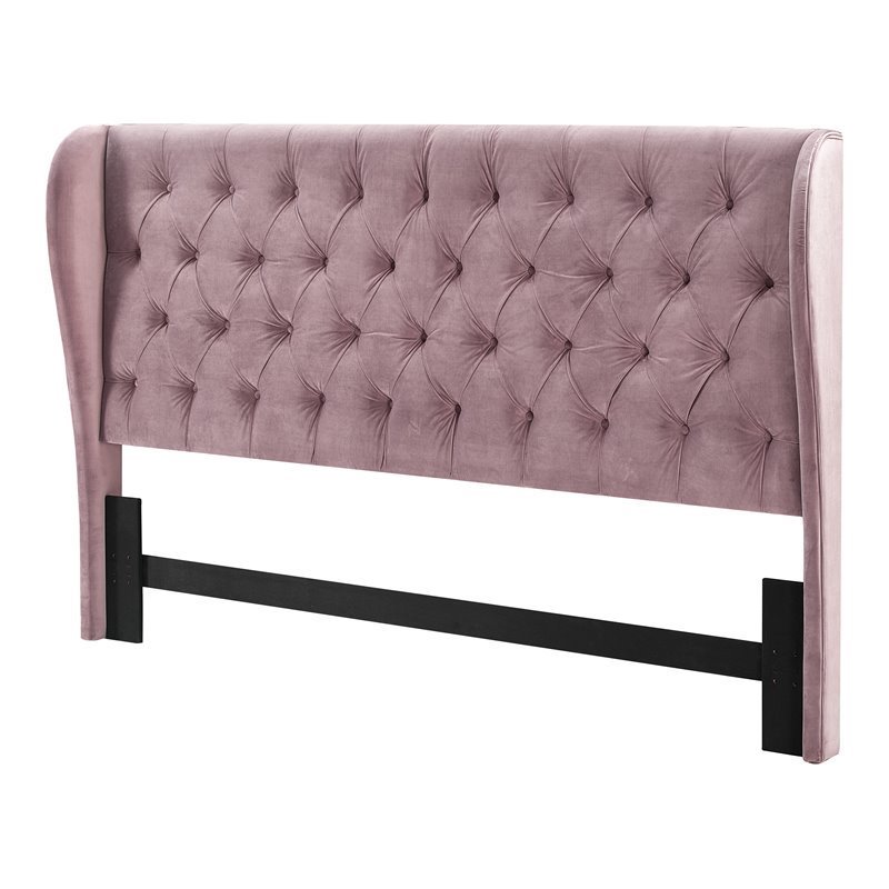 Lillian August Harlow Upholstered Headboard King Size Dusty Mauve eBay