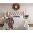Serta at Home Lillian August Harlow Queen Size Headboard in Blush Pink