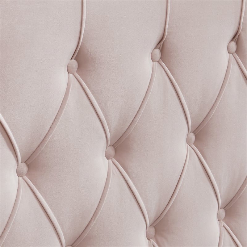 Serta at Home Lillian August Harlow Queen Size Headboard in Blush Pink
