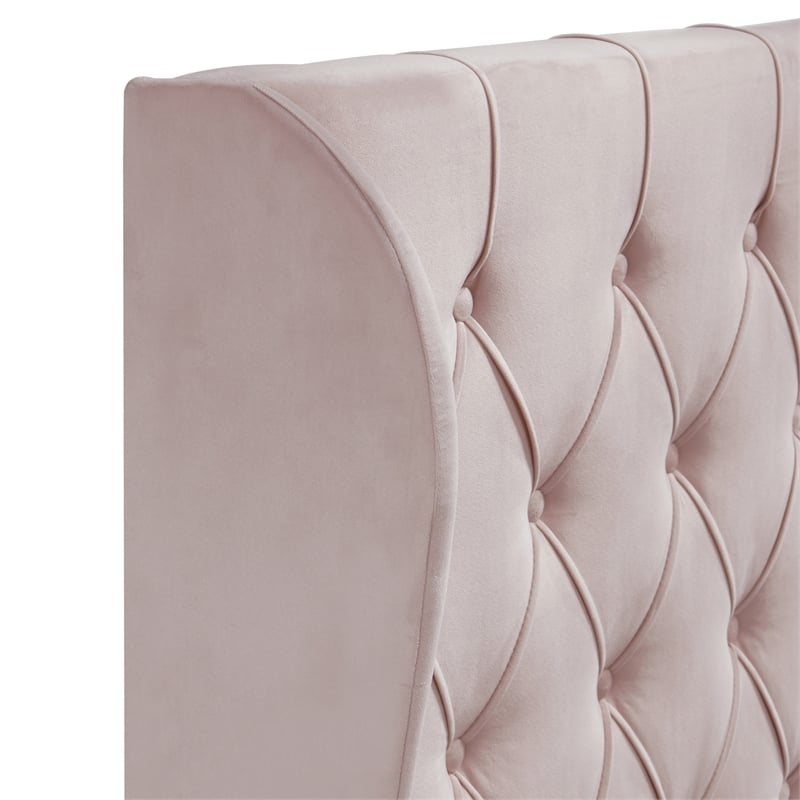 Serta at Home Lillian August Harlow Queen Size Headboard in Blush Pink