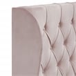 Serta at Home Lillian August Harlow Queen Size Headboard in Blush Pink