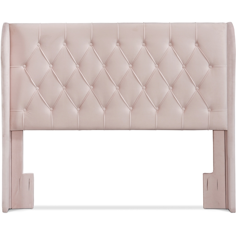 Serta at Home Lillian August Harlow Queen Size Headboard in Blush Pink