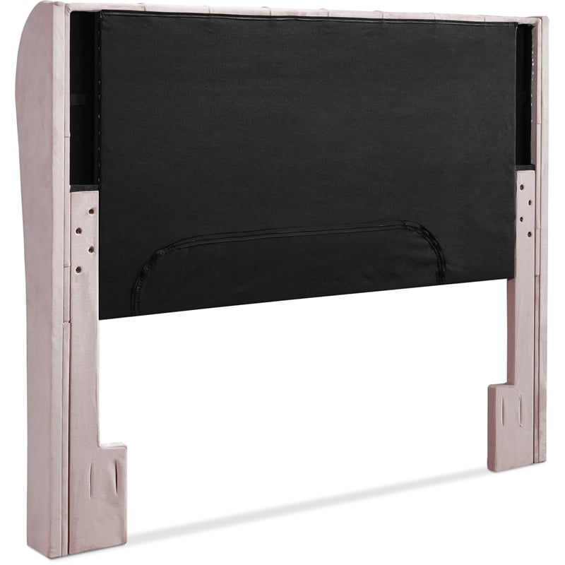 Serta at Home Lillian August Harlow Queen Size Headboard in Blush Pink