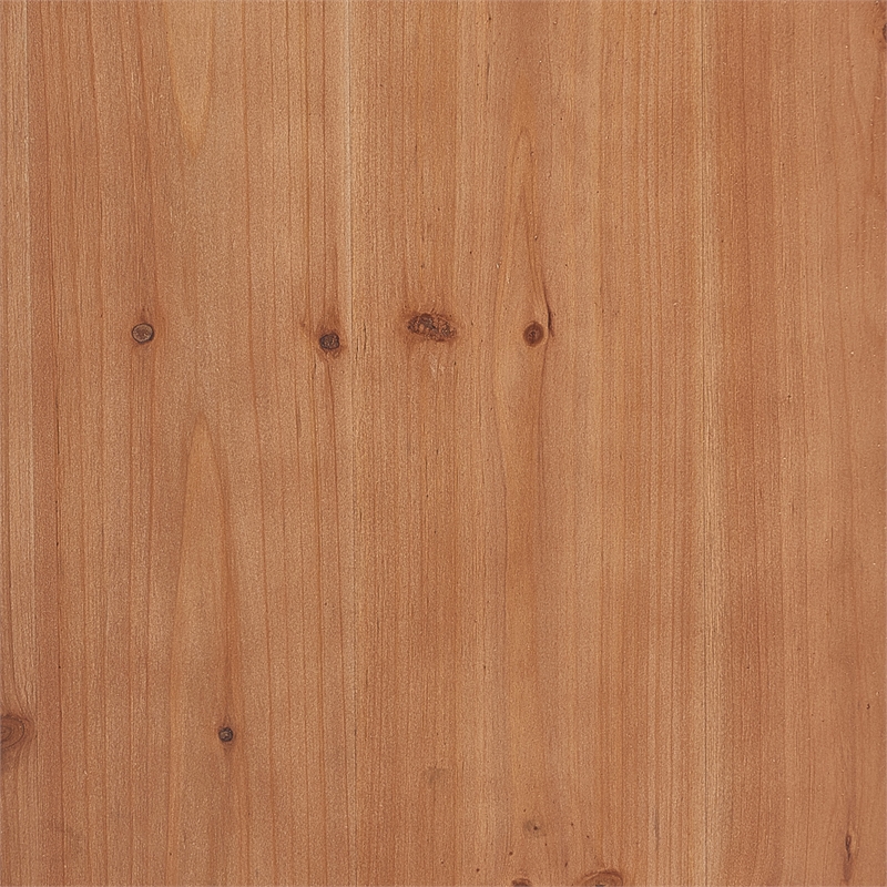 Serta Overland Side Table Wood and Black Metal