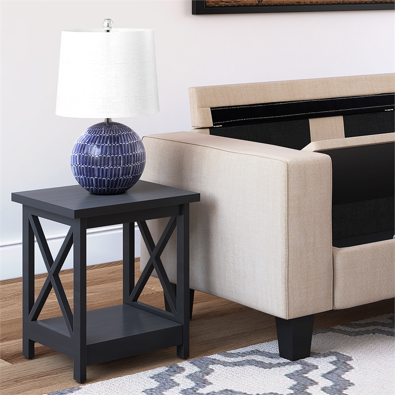 Serta Bismarck Side Table Black