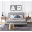 Serta Sierra Upholstered Bed Queen Size Gray