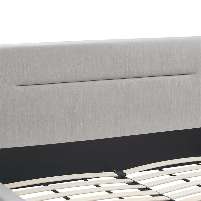 Serta Sierra Upholstered Bed Queen Size Gray
