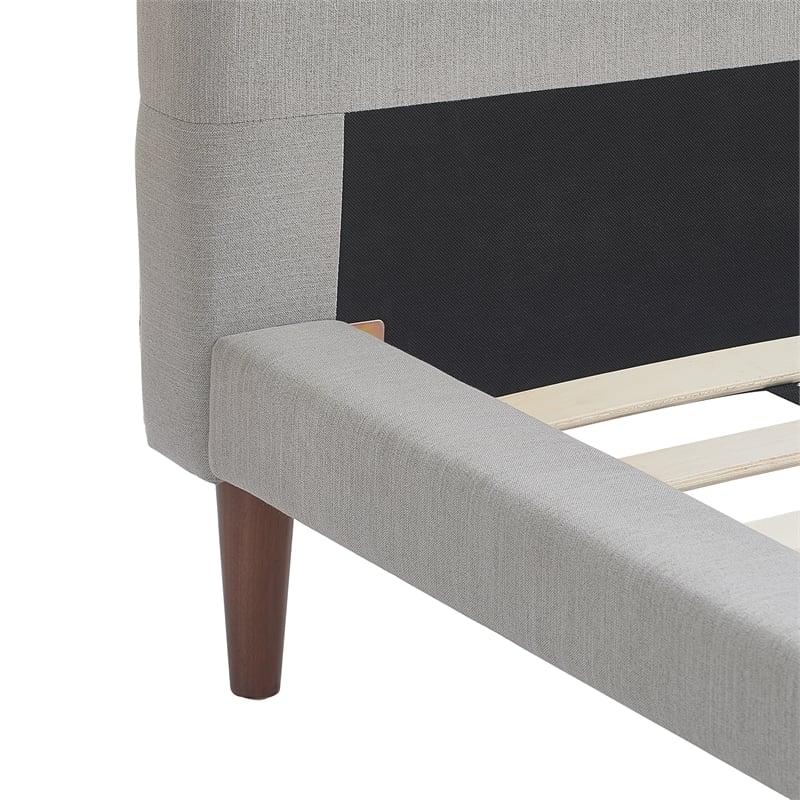 Serta Sierra Upholstered Bed Queen Size Gray