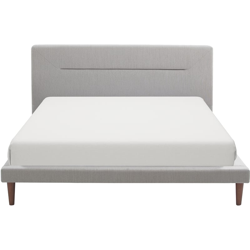 Serta Sierra Upholstered Bed Queen Size Gray