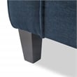Serta Harmon Square Arm Sectional Navy Blue