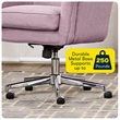 Serta Ashland Home Office Desk Chair Memory Foam Cushion Lilac Twill Fabric