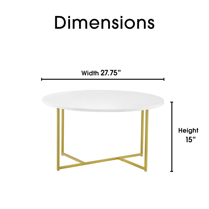 Serta stevenson round coffee outlet table