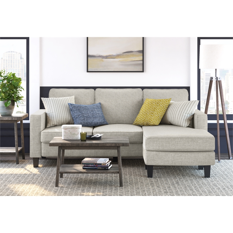 Serta Harmon Sectional - Ash Light Gray