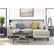 Serta Harmon Sectional - Ash Light Gray