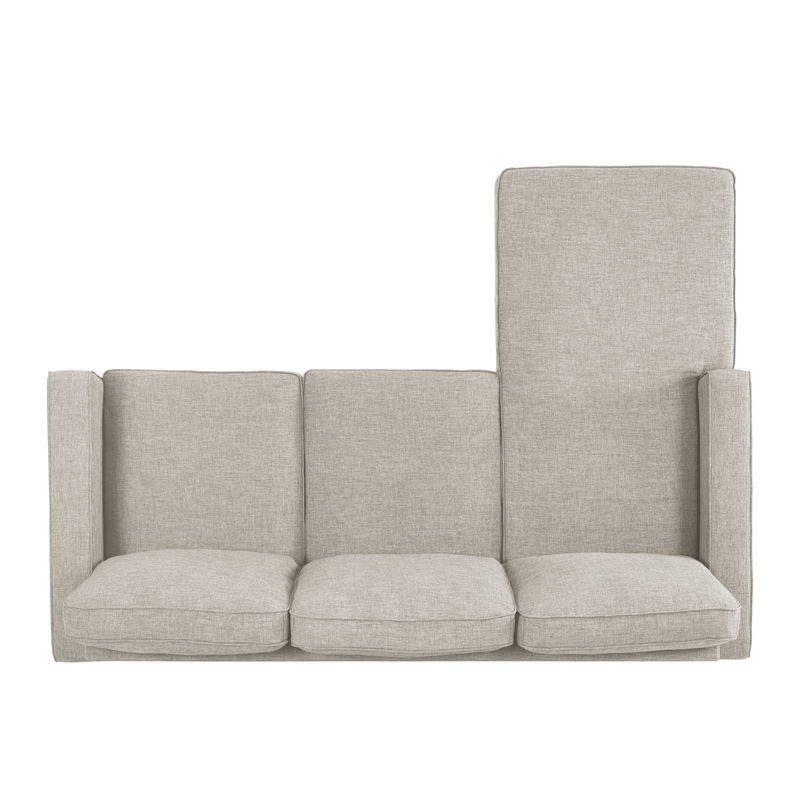 Serta Harmon Sectional - Ash Light Gray