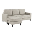 Serta Harmon Sectional - Ash Light Gray