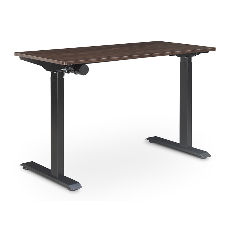 Serta Creativity Electric Height Adjustable Standing Desk Brown