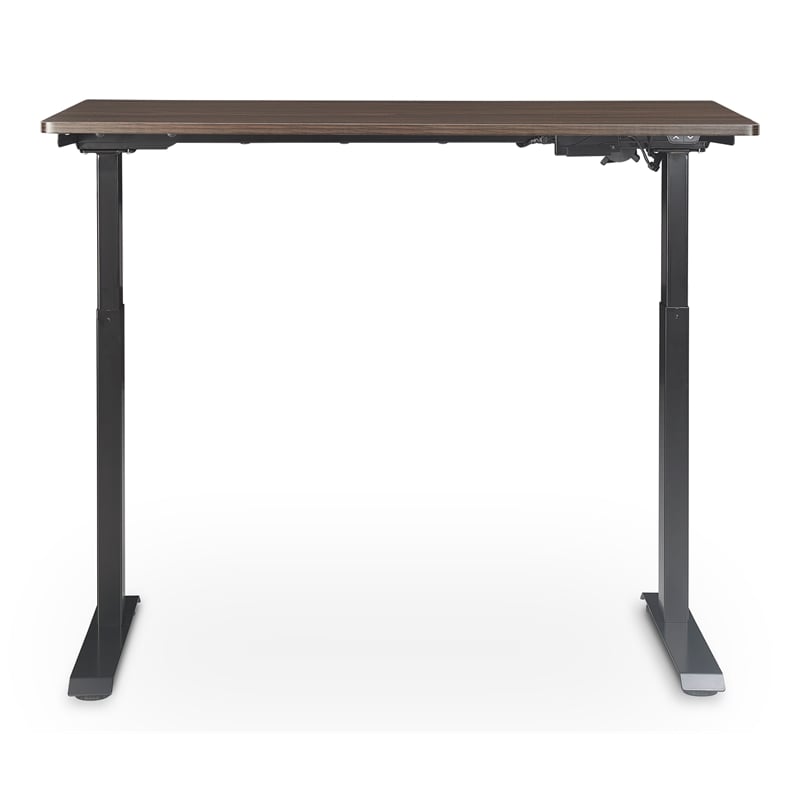 Serta Creativity Electric Height Adjustable Standing Desk Brown