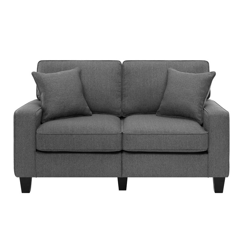 Serta Palisades 61 Loveseat Gray CR48276TG