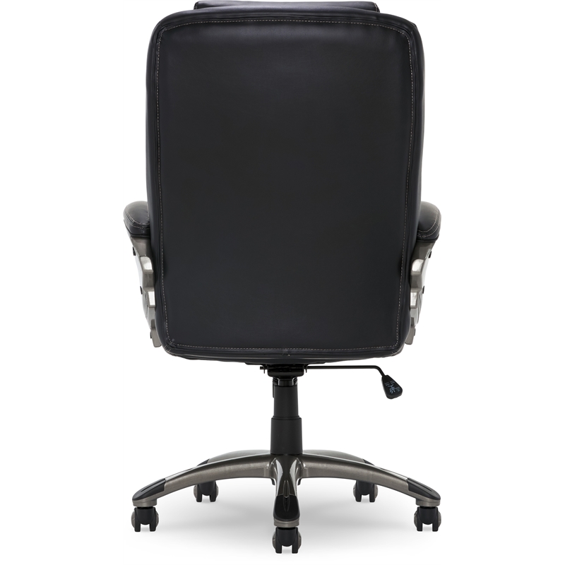 Serta Garret Executive Office Chair Bonded Leather Black