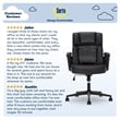 Serta Hannah Office Chair Black Bonded Leather