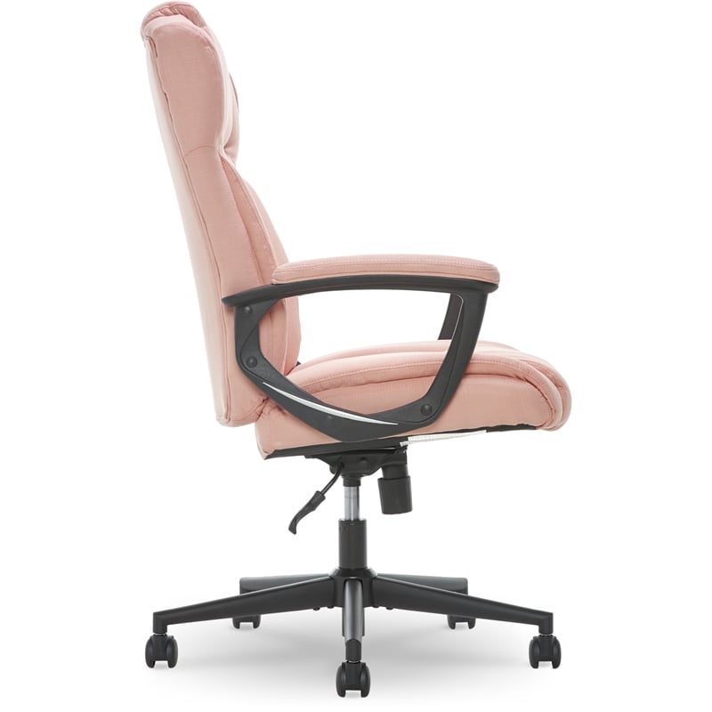 Serta Connor Office Chair Pink Microfiber