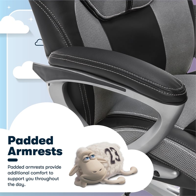 Serta Amplify Executive Office Chair Gray