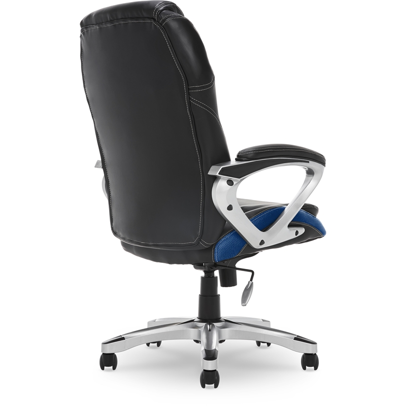 Serta Amplify Executive Office Chair Blue