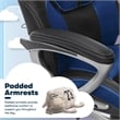 Serta Amplify Executive Office Chair Blue