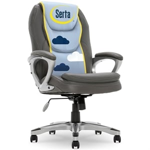 Serta Amplify Executive Office Chair Duo Gray