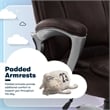 Serta Fairbanks Big and Tall Executive Office Chair Chestnut Bonded Leather