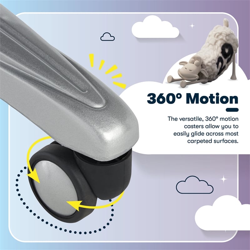 Serta Bryce Office Chair Patented AIR Lumbar Technology Bonded Leather Black