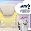 Serta Bryce Office Chair Patented AIR Lumbar Technology Bonded Leather Cream