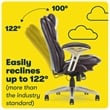 Serta Claremont Back in Motion Office Chair in Brown Bonded Leather