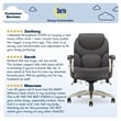 Serta Claremont Back in Motion Office Chair in Dark Gray Fabric