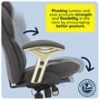 Serta Claremont Back in Motion Office Chair in Dark Gray Fabric