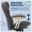 Serta Claremont Back in Motion Office Chair in Dark Gray Fabric