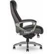 Serta Lautner Executive Office Chair Black Bonded Leather and Gray Mesh