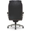 Serta Lautner Executive Office Chair Black Bonded Leather and Gray Mesh