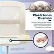Serta Essential Armless Desk Chair with Breathable Lightweight Mesh Back Cream