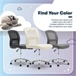 Serta Essential Armless Desk Chair with Breathable Lightweight Mesh Back Cream